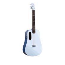 Load image into Gallery viewer, Lava Music BLUE-LAVA-BLUE Blue Lava Touch 36&quot; HPL Acoustic-Electric Smart Guitar w/ AirFlow Bag, Ice Blue-Easy Music Center
