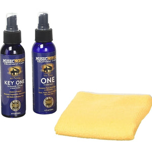 Music Nomad MN132 Premium Piano Care Kit - Includes Key ONE, Piano ONE, and Low Pile Microfiber Cloth-Easy Music Center