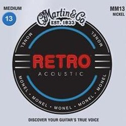 Martin MM13 Retro Medium Guitar Strings - Monel-Easy Music Center