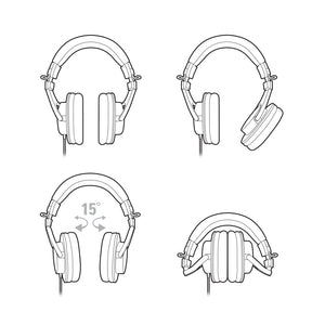 Audio-Technica Audio-technica ATH-M30X Closed-back Studio Headphone - Easy Music Center