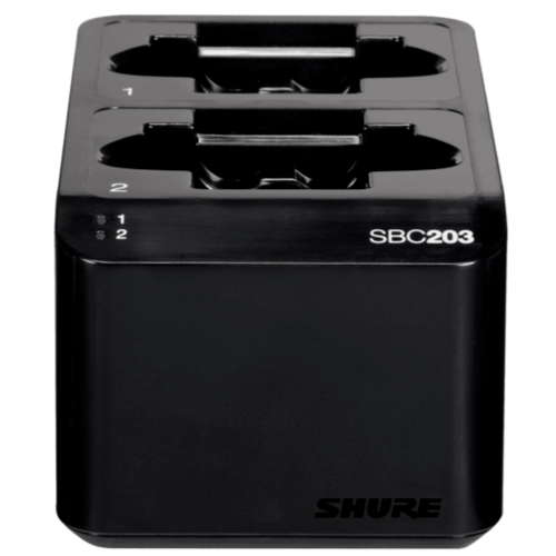 Shure SBC203 Dual Docking Charger For SLXD1/2, SB903-Easy Music Center