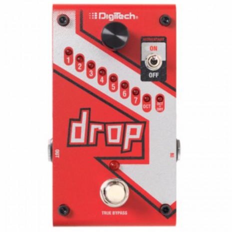 Digitech DROP The Drop Compact Polyphonic Drop Tune Pitch-Shifter Pedal-Easy Music Center