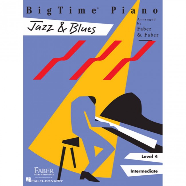 Hal Leonard HL00420120 BigTime Piano - Level 4 - Jazz n Blues-Easy Music Center