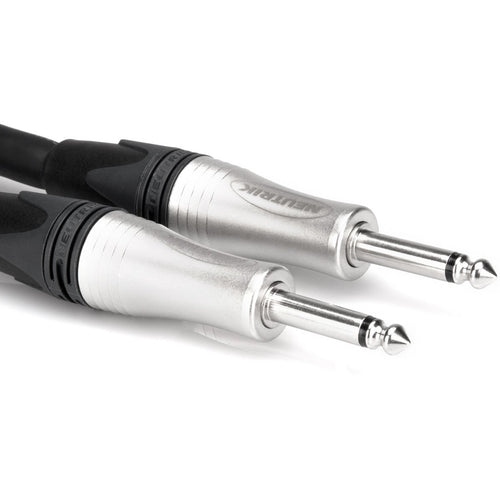 Hosa SKJ-2100 Edge Speaker Cable Neutrik 1/4 in TS to Same 100 ft-Easy Music Center