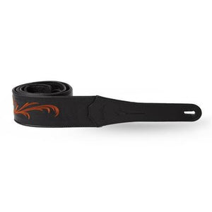 Taylor P250-06 Presentation Series - Nouveau 2.5" Leather Guitar Strap, Black-Easy Music Center