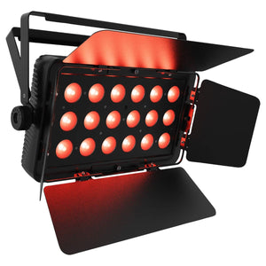 Chauvet SLIMBANKQ18ILS Quad ColorLED Wash Light w/ Brilliant Eye Candy Effect and ILS-Easy Music Center