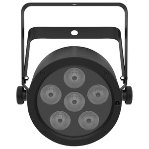 Chauvet SLIMPARH6ILS Low-Profile 6-LED PAR Light w/ RGBAW+UV and ILS-Easy Music Center