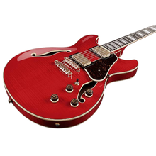 Load image into Gallery viewer, Ibanez AS93FMTCD Artcore Expressionist, Dbl Cutaway, Flamed Maple Transparent Cherry Red, Ebony FB-Easy Music Center

