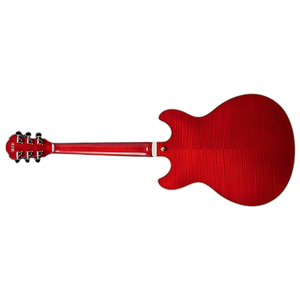Ibanez AS93FMTCD Artcore Expressionist, Dbl Cutaway, Flamed Maple Transparent Cherry Red, Ebony FB-Easy Music Center