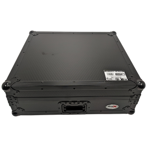 ProX XS-DJ505-LTBL DJ Case for DJ505, BLACK on BLACK-W/ Laptop Shelf-Easy Music Center