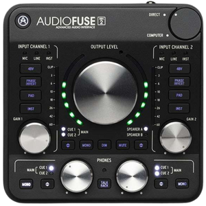 Arturia AUDIOFUSE Rev2 Compact Audio Interface, Black-Easy Music Center
