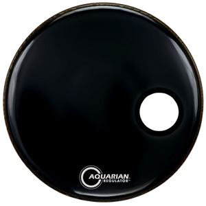 Aquarian resonant top bass drum head