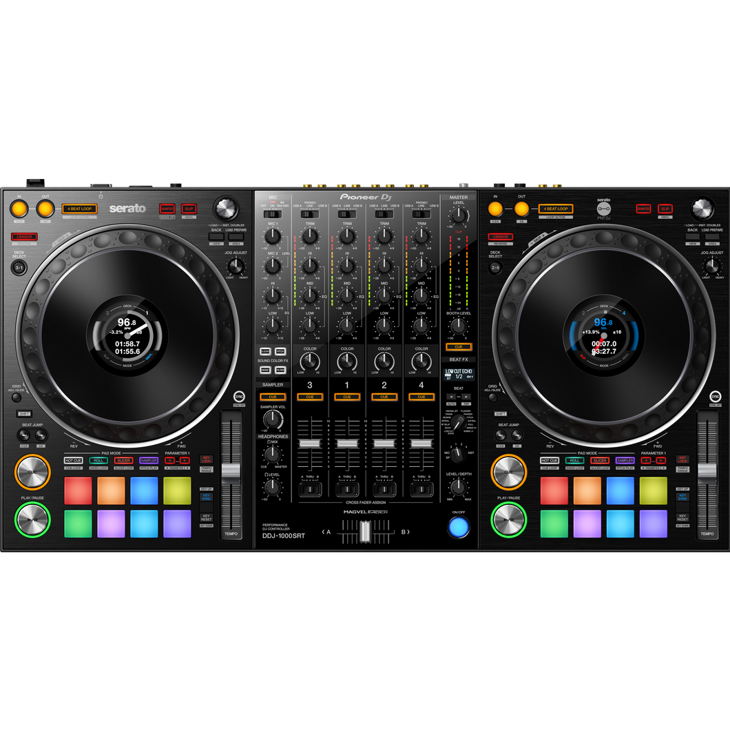 Pioneer DDJ-1000SRT 4-channel performance DJ controller for Serato DJ Pro-Easy Music Center