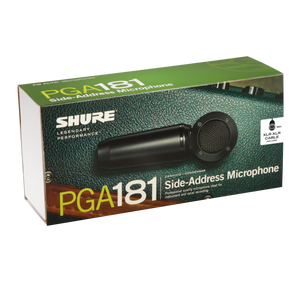 Shure PGA181-XLR Side-Address Cardioid Condenser Microphone w Shure PGA181-XLR Side-Address Cardioid Condenser Microphone w