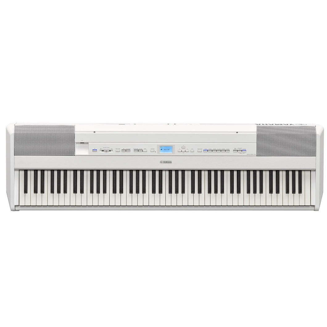 Yamaha P515WH 88-key White flagship P-series Digital Piano, White-Easy Music Center