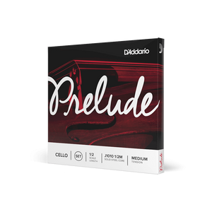 D'addario J1010-1/2M Prelude Cello String Set, 1/2 Scale, Medium Tension-Easy Music Center