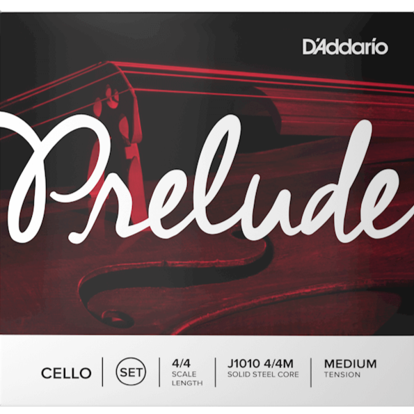 D'addario J1010-4/4M Prelude Cello Set 4/4 Med-Easy Music Center