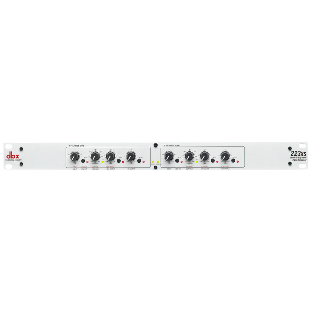 DBX 223XS Stereo 2-Way/Mono 3-Way Crossover with XLR Connectors-Easy Music Center
