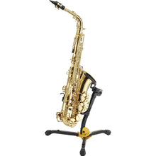 Load image into Gallery viewer, Hercules DS630BB Auto Grip Alto/Tenor Saxophone Stand with Bag-Easy Music Center
