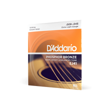 Load image into Gallery viewer, D&#39;Addario EJ41 12-String Phosphor Bronze Acoustic Guitar Strings, Extra Light, 9-45-Easy Music Center
