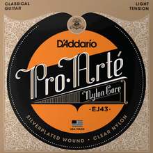 Load image into Gallery viewer, D&#39;Addario EJ43 Pro-Arte Nylon Classical Guitar Strings, Light Tension, Tie-end-Easy Music Center
