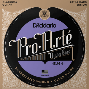 D'Addario EJ44 Pro-Arte Nylon Classical Guitar Strings, Extra Hard Tension, Tie-end-Easy Music Center