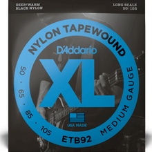 Load image into Gallery viewer, D&#39;Addario ETB92 Tapewound Bass Guitar Strings, Medium, 50-105, Long Scale-Easy Music Center
