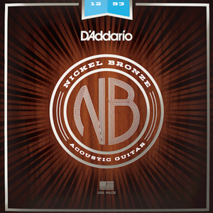 D'addario NB1253 Nickel Bronze Light 12-53-Easy Music Center