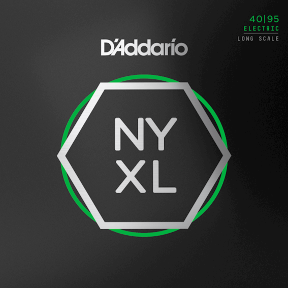 D'Addario NYXL4095 Nickel Wound Bass Guitar Strings, Super Light, 40-95, Long Scale-Easy Music Center