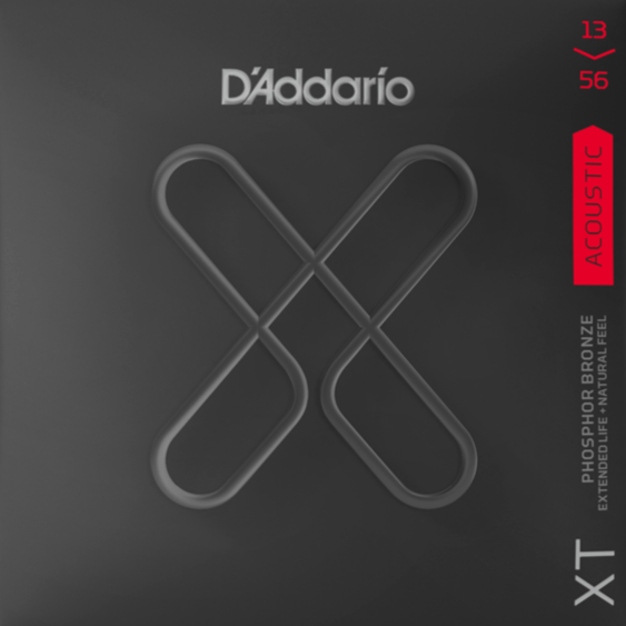 D'addario XTAPB1356 XT Phosphor Bronze Medium 13-56-Easy Music Center