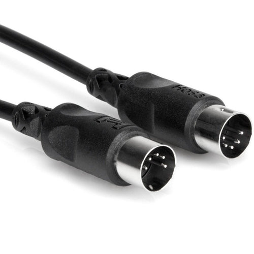 Hosa MID-305BK MIDI Cable, 5-pin DIN to Same, 5 ft-Easy Music Center