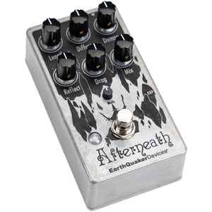 Earthquaker AFTERNEATH3-LTD Limted Edition Afterneath v3 Otherworldy Reverb, Raw Silver-Easy Music Center