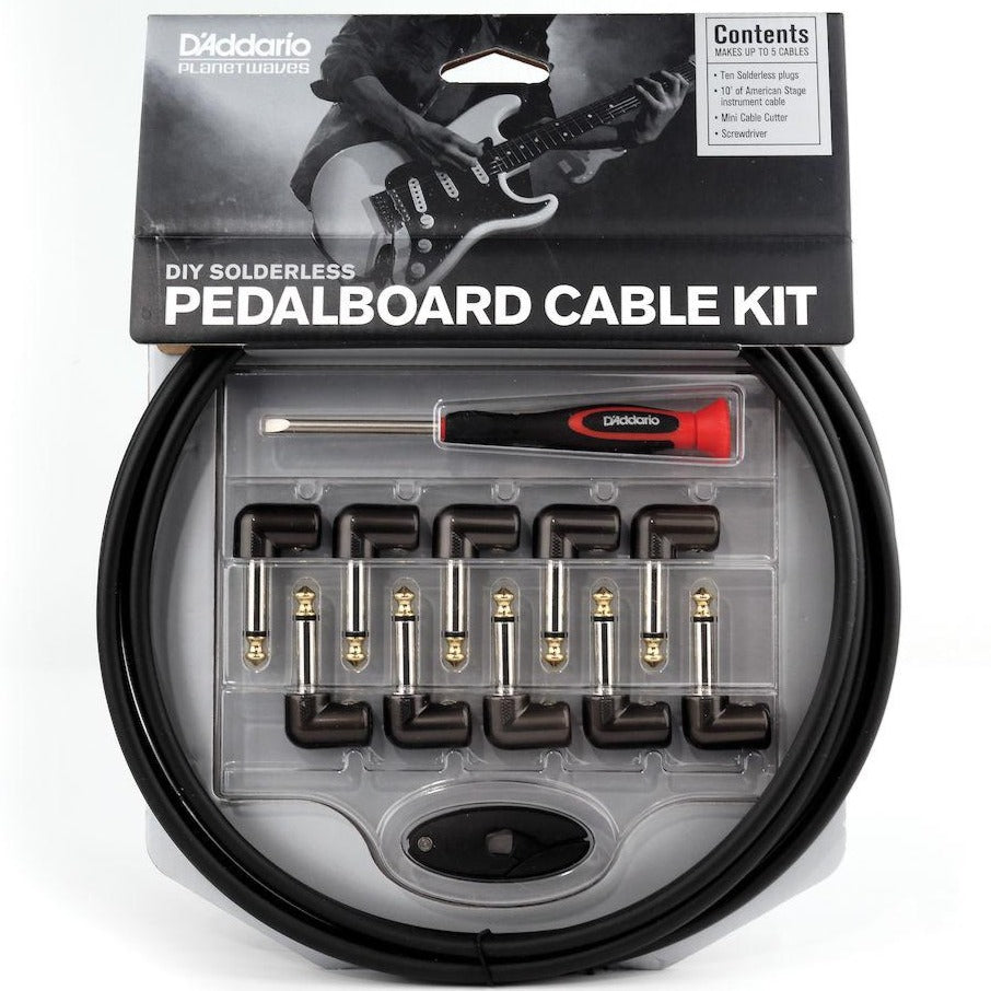 D'Addario DIY Solderless Custom Cable Kit, 10 feet, 10 plugs-Easy Music Center