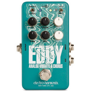 Electro Harmonix EDDY Analog Vibrato & Chorus Effects Pedal-Easy Music Center