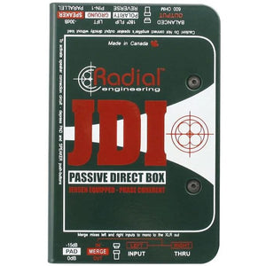 Radial Engineering R8001010 JDI, Passive Direct Box-Easy Music Center