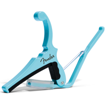 Load image into Gallery viewer, Kyser KGEFDBA Fender Quick-Change Capo For Electric Guitars, Daphne Blue-Easy Music Center
