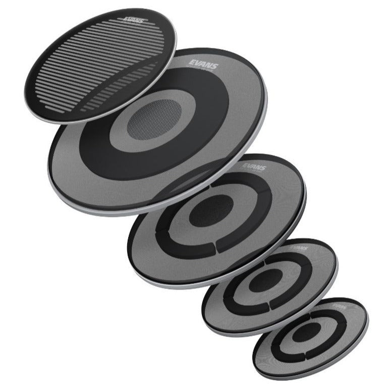 Evans EPPB-DB1-R dB One Reduced Volume Drum Head Rock Pack - 10, 12, 16, 22, 14s-Easy Music Center