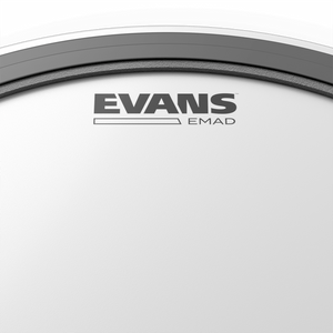 Evans BD22EMADCW 22" EMAD Bass Drumhead, Coated, White-Easy Music Center