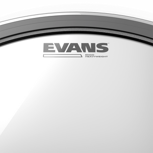 Evans BD22EMADHW 22" Heavyweight EMAD Bass Drumhead, Clear-Easy Music Center