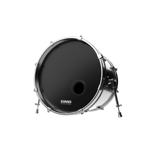 Evans BD22REMAD 22" Resonant EMAD Bass Drumhead, Black-Easy Music Center