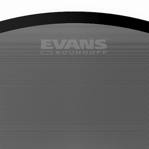 Evans BD22SO1 SoundOff Bass Drumhead, 22 inch-Easy Music Center