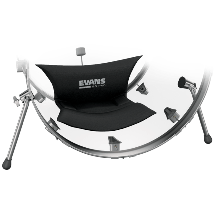 Evans eq pad cheap bass drum muffler