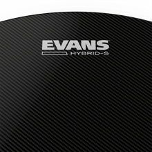 Load image into Gallery viewer, Evans SB14MHSB 14&quot; HYBRID-S Snare Side Marching Drumhead, Black-Easy Music Center
