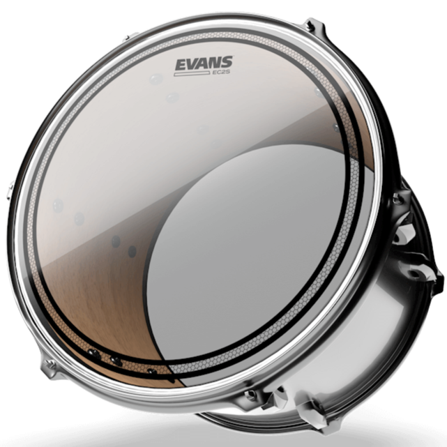 Evans TT10EC2S EC2 Clear Drum Head, 10 Inch-Easy Music Center