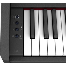 Load image into Gallery viewer, Roland F-107-BK 88-Key Slim Digital Piano w/ Stand, Bench, and 3-pedals, Black-Easy Music Center
