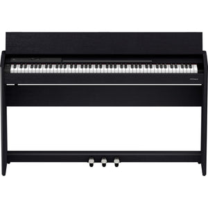 Roland F701-CB 88-Key Compact Upright Style Digital Piano w/ Bench, Black-Easy Music Center