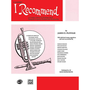 Alfred EL02577 I Recommend - Clarinet-Easy Music Center