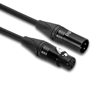 Hosa CMK-010AU Edge Microphone Cable, Neutrik XLR3F to XLR3M, 10 ft-Easy Music Center
