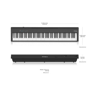 Roland FP-30X-BK 88-key Digital Piano, Black-Easy Music Center