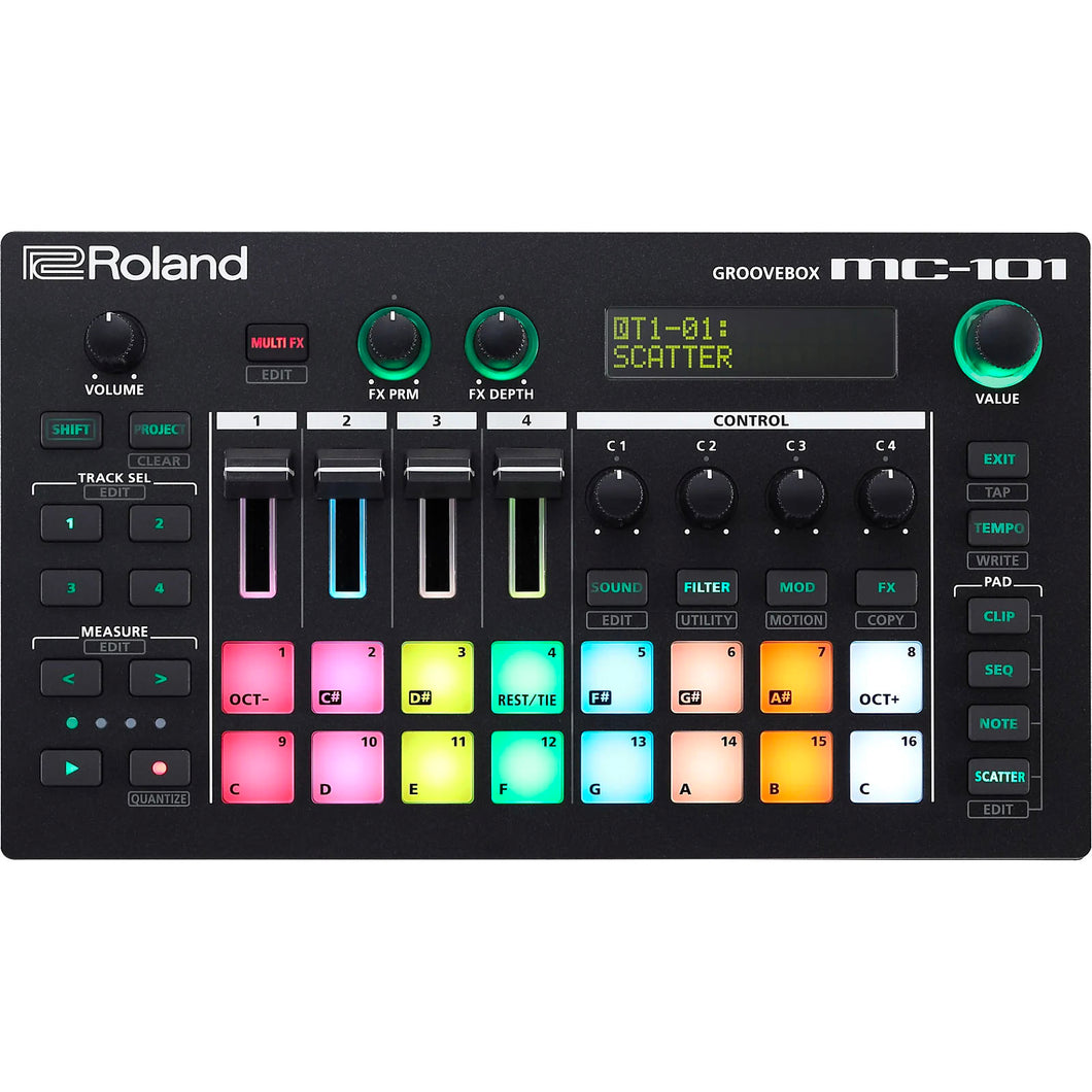 Roland MC-101 Groovebox 4-track Sequencer-Easy Music Center